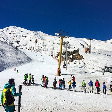 Darbansar ski resort Iran