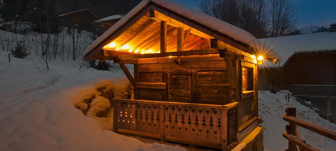 The Mazot outdoor sauna